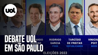 Debate ao vivo com candidatos ao governo de São Paulo  Eleições 2022 [upl. by Ulises842]