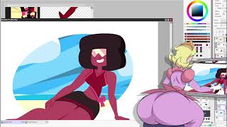 Just Drawing With Princess Prickly Pear  Birthday Twinkie and Garnet [upl. by Claudina]