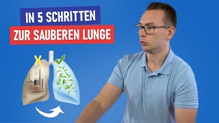 LUNGENREINIGUNG 5 effektive Übungen für Zuhause 2023 [upl. by Ecyrb151]