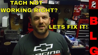 LS SWAP TACHOMETER PROBLEMS TACH NOT WORKING CORRECTLY [upl. by Haroppiz205]