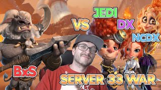 WAR STORIES Server 33 BxS Family vs JEDI DX amp NCDX Full Zone 2 PvP Analysis amp Story Amazing War [upl. by Eiramesor]