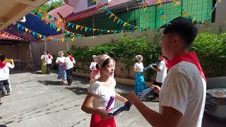 Cariñosa  Philippine Folk Dance [upl. by Ilek684]