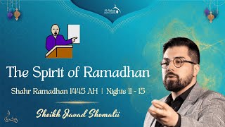 Eve 14th Shahr Ramadhan 1445 AH The Spirit of Ramadhan  Sheikh Javad Shomali [upl. by Canter]