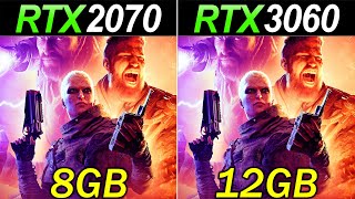 RTX 2070 Vs RTX 3060  1080p and 1440p Gaming Benchmarks [upl. by Nasas]