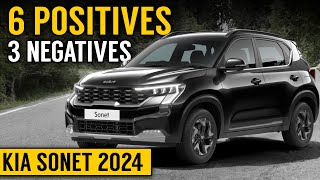 Pros and Cons of Kia Sonet Facelift 2024  Kia Sonet Positives amp Negatives  Sonet 2024 Review [upl. by Tenahs]