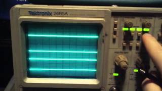 Testing out a used Tektronix 2465A [upl. by Aulea]