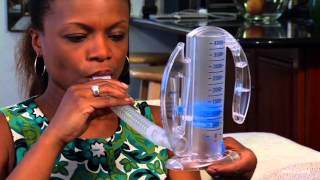 How to Use Your Incentive Spirometer English  Memorial Sloan Kettering [upl. by Nottus]