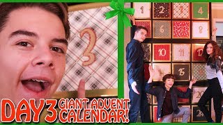 GIANT Advent Calendar Day 3 Christmas Countdown 2017 [upl. by Yart]