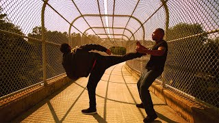 4K Luke Cage vs Bushmaster Bridge Fight  Fight Recreation 2019 Fight Scene Challenge [upl. by Mala538]