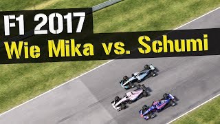 Wie Schumacher amp Häkkinen mit Zonta in Spa 2000  F1 2017 [upl. by Narton]