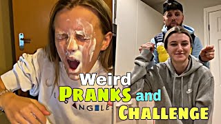 Weird Pranks And Challenge  Kristen Hanby amp Bryony Hanby [upl. by Sherilyn]