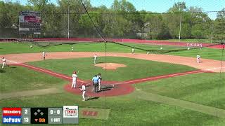 Wittenberg Baseball vs DePauw April 30th [upl. by Ennaeel]