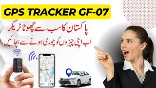 GPS GF07 Tracker Setup in urdu Latest Method  AhsanStore [upl. by Tearle]