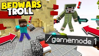 KHANGG HACK BEDWARS TROLL GAMEMODE 1 CÙNG NGƯỜI LẠ VÀ BLOCK TÀN HÌNHKHANGG TROLL NOOB TEAM SIÊU VIP [upl. by Nollie]