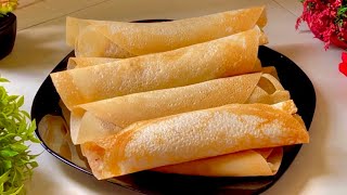 মচমচে শাহী পাটিসাপটা পিঠা Crispy Patishapta Pitha  চালের গুঁড়ার ক্ষীরসা পাটিসাপটা পিঠা রেসিপি [upl. by Ahseekal]