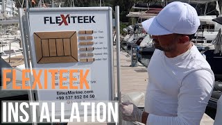 Fountaine Pajot Elba 45 Flexiteek Installation [upl. by Lebasy]