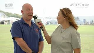 The International Ayr Show  Festival of Flight Interview with Geoff Coxon [upl. by Liatrice]