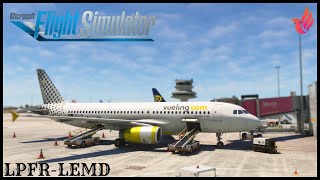 Faro to Madrid Spain Vueling A320 IAE Engines MSFS 2020 [upl. by Tolliver]