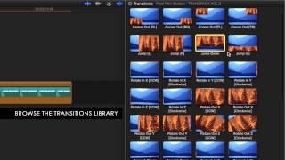 TRANSPACK VOL 5  Organic Transitions for Final Cut Pro X  Pixel Film Studios [upl. by Nylanaj128]