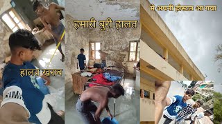 मेरा हॉस्टल में फैला दिन😥 कैसा हाल हो गया 😱hostellife boy hostel lifestyle mirvlog [upl. by Asia738]