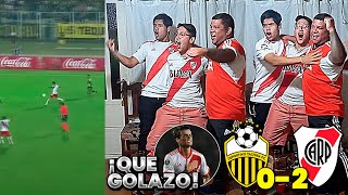 REACCIONES de Hinchas de RIVER  Dep Táchira 0 River 2  Fecha 1  Copa Libertadores 2024 [upl. by Iago]