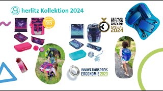 herlitz Schulranzen Kollektion 2024 Neuheiten [upl. by Arotal]