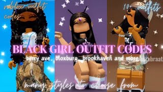 Black girl outfit codes  berry avenue bloxburg brookhaven and more  milked [upl. by Etteloiv]