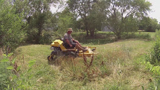 Mowing Tall Overgrown Grass [upl. by Konstantin341]