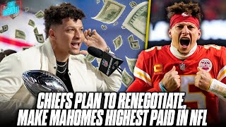 Chiefs Ready To Renegotiate Make Mahomes The Highest Paid QB After Lamar  Pat McAfee Reacts [upl. by Julissa778]