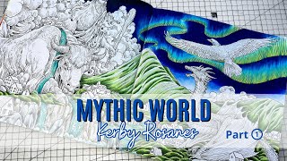 Colour Along  Mythic World by Kerby Rosanes  Part 1 [upl. by Eigram725]