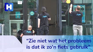 Koop gwn je eigen fiets kk expat Swapfietswinkel in Amsterdam beklad [upl. by Thormora664]