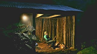 MOST RELAXING SOLO CAMPING WITH HEAVY RAIN  FULL DAY AND NIGHT WITH VERY HEAVY RAIN [upl. by Anitsyrc]