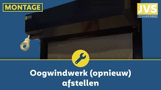 Montage Oogwindwerk opnieuw afstellen [upl. by Annwahs]