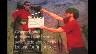 Clapperboard What it is and How to Use it to Sync Audio  Video Production Tips by Web Video Crew [upl. by Aneekahs118]