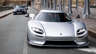 La NOUVELLE KOENIGSEGG CC850 dans PARIS  Carspotting in Paris [upl. by Coriss]