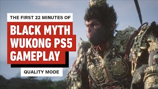 Black Myth Wukong PS5 Gameplay  The First 22 Minutes Quality Mode [upl. by Melvena]