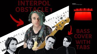 Interpol  Obstacle 1 Bass Cover with tabs [upl. by Leihcar]