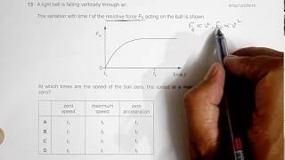 2016 CAIE AS amp A level October November Physics Paper 12 Q N 13 970212ON16 by Sajit C Shakya [upl. by Alodee]