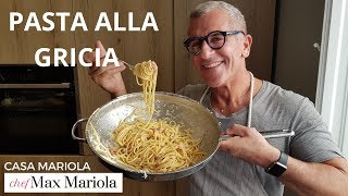 PASTA ALLA GRICIA Ricetta originale  Chef Max Mariola [upl. by Trumann]