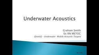 Underwater Acoustics [upl. by Nnylecyoj742]