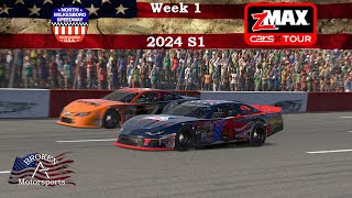 CARS Late Model Stock Tour Open  North Wilkesboro Speedway  iRacing Late Model  Week 1 [upl. by Ihsakat905]