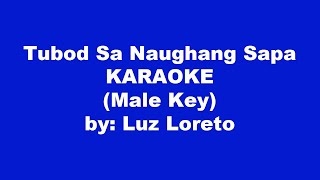 Tubod Sa Naughang Sapa Karaoke Male Key [upl. by Thisbe]