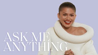 Zendaya On Her InNOut Order Last Show Binged amp Styling w Law Roach  Ask Me Anything  ELLE [upl. by Orin]