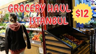 Grocery Shopping in Istanbul Turkey Cost of Living 2024 [upl. by Egedan718]