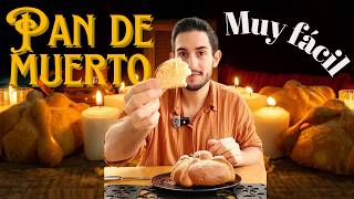 ✅ La Receta más SENCILLA de PAN de MUERTO que existe🌼 [upl. by Niltiak]