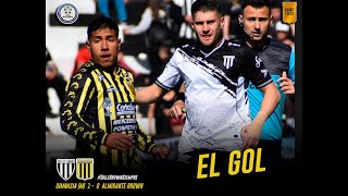 GIMNASIA M 1  0 ALMIRANTE BROWN  EL GOL  🎥 httpgiganteoesteblogspotcom [upl. by Roch]