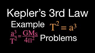 Gravitation Kepler’s Laws of Planetary Motion Example Problems [upl. by Alta444]