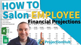 How to Make SALON Financial Projections for planning or a loan application Employee Model [upl. by Annoyt]