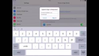 How to sign into an iTunes account on an iPad or iPhone [upl. by Hahcim]