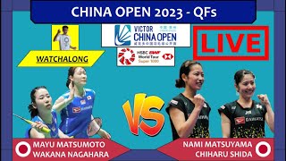 MATSUMOTONAGAHARA 🇯🇵 vs MATSUYAMASHIDA 🇯🇵 LIVE China Open 23 中国公开赛 QF  Darence Chan Watchalong [upl. by Eiramrebma]